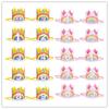 Sombrero de cumpleaños de 100 días para bebé, corona arcoíris, sombrero rosa dorado digital, decoración para fiesta infantil, accesorios fotográficos