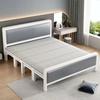 Cama plegable de alquiler del fabricante para la pausa del almuerzo, Camas de campaña plegables con 60% de descuento, Cama doméstica con estructura de hierro, Cama individual plegable portátil doble