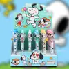 Conjunto de Papelaria Fofo da Série Snoopy com Vários Estilos, Canetas Apagáveis, Canetas de Adesivo, Canetas Esferográficas de Dez Cores, Marcadores e Carimbos