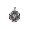 Molinillo de diamante de loto plata pura 999 cadena para suéter colgante largo para mujer estilo retro colgante 2023 Nuevos productos genuinos estilo étnico