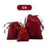 Bolsas de Cordón Suaves de Terciopelo Personalizadas, Bolsitas Pequeñas de Terciopelo Portátiles de Alta Gama para Joyería, Manualidades y Accesorios