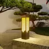 Lámpara de paisaje impermeable para exteriores lámpara de jardín para césped lámpara cuadrada de poste alto lámpara de jardín lámpara exterior superbrillante de alta potencia
