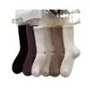 Calcetines de Lana Maillard para Mujer, Calcetines de Media Pantorrilla para Otoño e Invierno, Calcetines Largos Gruesos y Cálidos de Cachemir, Resistentes al Olor, Absorbentes de Sudor, Estilo Holgado