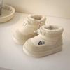 Botas de nieve para niños, zapatos de invierno para bebés y niños pequeños, forrados con vellón, de algodón, para niños y niñas, botas de algodón impermeables.