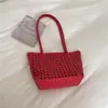 Bolso Tejido Cruzado para Mujer 2026 Otoño Nuevo Estilo Moda Tendencia Versátil Bolso Tote Gran Capacidad Hombro Único Bolso para Viajar