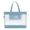 Bolsa de Mensalidade de Grande Capacidade Transparente Portátil Estudante Carregando Bolsa de Livros Botões de Pressão Bolsa de Mensalidade Saco de Armazenamento de Provas Saco de Classificação por Matéria