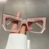 Gafas Retro de Bloqueo de Luz Azul con Bloques de Color para Mujer, Monturas Poligonales Artísticas de Moda, Gafas Sin Graduación Estilo Ins Transfronterizo