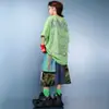 Conjunto de Ropa de Hip-Hop a la Moda para Niños, Pantalones Cortos de Mezclilla con Parches de Manga Corta, Conjunto de Ropa para Actuación, Ropa Elegante de Hip-Hop para Actuación