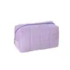 Bolsa de maquillaje de almohada, bolsa de almacenamiento de artículos de tocador de gran capacidad, bolsa de maquillaje de felpa, bolsa portátil de almacenamiento de maquillaje para viajes, bolsa de tocador