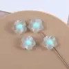 Collar Pulsera Aretes Flor de Colores Acrílico Tridimensional Escarchado para Mujer Accesorios de Joyería DIY Materiales Hechos a Mano