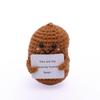 Amazon Transfronterizo Lana Acabada Ganchillo Muñeca Artesanal Adornos de Muñeca Pequeña Maceta Muñeca Tejida Vegetal