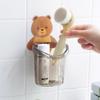 Taza Oso Agarrador Loco Taza de Almacenamiento que se Pega a la Pared Almacenamiento Adhesivo Portavasos de Pared Portacepillos de Dientes Pared del Baño