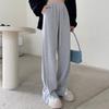 Pantalones de Pierna Ancha Rectos de Tubo Divididos con Suelo de Nube para Mujer, Novedad Primavera 2023, Sueltos, Casuales, Adelgazantes