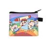 2026 Monedero Infantil Crayon Shin-Chan Mini Cartera de Cremallera de Dibujos Animados Moneda Poliéster Tarjetero Verano Portátil y Compacto