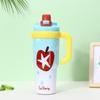 Caneca Big Mac com alça, copo de carro bully de gelo, grande capacidade, dupla bebida, revestimento cerâmico, xícara de café, copo térmico fofo, copo de água