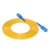 Puente de fibra monomodo Sanbao SC-SC a LC-FC-ST, cable flexible de grado telecomunicaciones Gigabit de cabeza cuadrada, núcleo único/núcleo doble, ligero