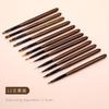 Set de Plumas para Manicura de Nogal Japonés, Pluma de Flor, Pluma Redonda Pintada para Dibujar Líneas, Herramienta de Pluma para Difuminado Gradiente