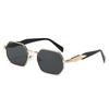 Gafas de Sol Metálicas Poligonales Retro para Hombres y Mujeres Lujo Accesible Transfronterizo Estilo Europeo y Americano Gafas de Sol de Moda Gafas de Sol para Conducir al Aire Libre