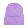 Gorro quente de inverno, grosso, para cachear, proteção de orelha para atividades ao ar livre, outono e inverno, europeu e americano, versão leve da moda, gorro de tricô de lã