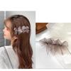 Moño Escape Princesa Pinza de Agarre Doble Cara Negro Pasador de Pelo de Alto Sentido Parte Trasera Cabeza Pinza de Tiburón Accesorios para el Cabello Sombrerería Venta al por Mayor