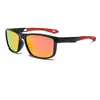 Novos Óculos de Sol de Ciclismo Masculinos High-End com Revestimento Anti-UV Armação Quadrada Europeia e Americana Transfronteiriça