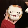 Nueva y linda alcancía de peluche del gato KT, bolsa de almacenamiento para niños para monedas y llaves, mini estuche portátil para auriculares