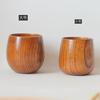 Taza de Madera Creativa Nórdica Taza de Barriga Grande 200ml Taza de Madera para Leche Taza de Té para Restaurante Sobrio
