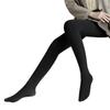 Leggings de invierno S422 con relleno de terciopelo y nailon ligeros, ajustados, cálidos, 500 g