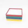 Caja de Almacenamiento de Anillo de Collar de Placa Dura Dorada 3D Bandeja para Joyería de Pulsera Accesorios de Exhibición Bandeja para Joyería Bandeja para Joyería Apilable