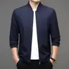 Otoño 2026 Nuevo Saco Casual de Negocios con Cuello en V para Hombre Abrigo para Hombre Ropa para Hombres de Mediana Edad y Mayores