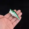 6,5cm 10g Isca artificial Luya pata de onda escalada de onda de onda deitada na superfície da água sistema atingiu o respingo isca de bass Luya cocked