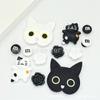 Charms para Sapato Crocs Desenho Animado Raio Grafite Urso Preto Acessórios Acessórios para Chinelo DIY Charms de Sapato Removíveis Atacado do Fabricante