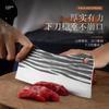 Cuchillo de cocina multiusos para picar forjado a martillo cuchillo de cocina afilado cuchillo para rebanar picar costillas picar pollo pato ganso picar hueso