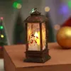 Decoración de muñeco de nieve anciano luz nocturna adornos de escritorio decoraciones navideñas lámpara de viento navideña lámpara de candelabro luz nocturna
