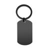 Collar cruzado para hombre acero inoxidable hip-hop militar placa de perro colgante con letras etiqueta tarjeta de identificación fabricantes al por mayor