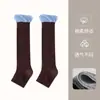 Meias de Passo, Meias Estilo Preppy, Meias de Pelúcia Miu Boca de Bolha, Meias Finas Estilo Ballet Doce para Afinar a Panturrilha