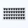 36 Pedrería Acrílica Plana de 12 mm en Forma de Corazón para Decoración de Álbumes de Fotos DIY para Niños