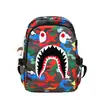 Nova Mochila Camuflada com Boca de Tubarão Luminosa, Mochila Escolar Grande e Moderna para o Campus, Mochila Versátil para Viagens de Negócios e Passeios