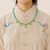 All-match antigo estilo colar de estilo antigo da menina traje Hanfu colar de pérolas Tang estilo colarinho de fadas