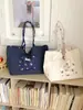 Bolsa Retrô Transfronteiriça para Mulheres, Grande Capacidade, Novo Estilo Verão 2026, Bolsa de Ombro Versátil Casual, Bolsa Tote para o Dia a Dia