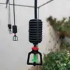 Sistema de riego por aspersión giratorio de 360 grados para invernaderos invertidos, cabezal de aspersión giratorio automático de microaspersión para invernadero, un sistema de riego completo