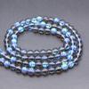 Cuentas sintéticas de piedra flash transfronterizas DIY joyería hecha a mano cuentas de cristal transparente arcoíris semiacabadas suministro directo de fábrica