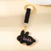 Pingente de Coelho da Sorte com Strass Transfronteiriço DIY Charme de Coelho Chaveiro Bolsa Acessório de Joia Exquisito