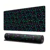 Gato Preto e Branco Mouse Pad Grande Desenho Animado Fofo Borracha Antiderrapante Mouse Pad Extra Grande Tapete de Mesa Design Personalizado
