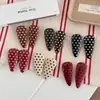 Presilha de bico de pato de moda com bolinhas estilo japonês, simples e natural estilo ins, com atmosfera de alta qualidade, estilo de senhora elegante, presilha para franja do dia a dia