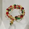 Pulsera de Melocotón con Cuentas Dulce y Femenina de Venta Caliente Diseño Ins Pulsera Mejor Amiga Estudiante Regalo de Cumpleaños