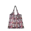En stock Bolsa de Compras Plegable, Bolsa Ecológica de Tela Estampada de Poliéster 190T, Bolsa de Compras para Supermercado al por Mayor de Fábrica