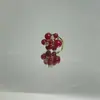 Brincos de Pérola Cravejados com Diamantes, Elegantes e Modernos, Anéis Tendência Retro Francesa Versáteis de Nicho, Acessórios Frescos e Delicados