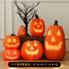 Decoraciones de linternas de calabaza de Halloween, accesorios para crear un ambiente festivo, arreglos de escenas, decoraciones para entradas, bares y tiendas, decoraciones nocturnas