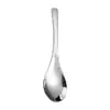 Cuchara de Punto de Martillo Retro Cuchara con Patrón de Martillo de Acero Inoxidable Cuchara de Mesa Engrosada para el Hogar Cuchara para Comer de Estudiante Cuchara de Postre de Alto Valor